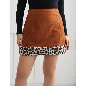 Shein High Waisted Corduroy Mini Skirt